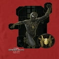 thumbnail image 2 of Men's Marvel Spider-Man: No Way Home Black Suit Tech  Graphic Tee Red 3X Large, 2 of 5