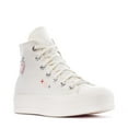 thumbnail image 2 of Converse Womens' Chuck Taylor All Star Hi Top Lift Platform Sneakers, Heart Egret/Fever Dream/Egret, Size 6.5, 2 of 5