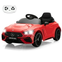 Jaxpety Licensed Mercedes-Benz AMG CLE53 Electric Ride on Toys with Parent Remote Control,Music and Lights,Electric Car for Kids,Red