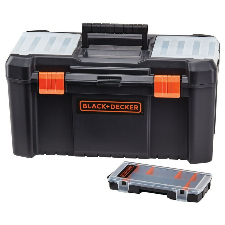 モーティブ TOOL BOX F.T.W SSUREALVISUALS 小物入れ Black & Decker BDST60096AEV 10-Compartment 16 in. Toolbox and