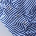 thumbnail image 7 of UngA Infant Toddler Baby Boys Dress Shirt Bodysuit Gentleman Formal Wedding Long/Short Sleeve Rompers (Blue,18-24 Months), 7 of 7