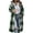 Green, variant on Trench Coat Women Sevevn Women's Casual Plaid Lapel Woolen Single-Breasted Pocketed Long Shacket Coat