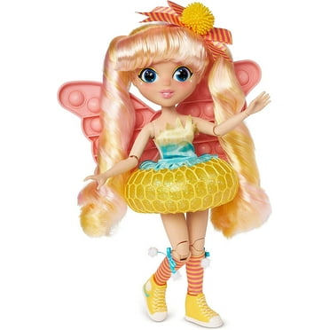 Sunny Days Entertainment Fidgie Friends Dandelion Wishes – Butterfly Wing Pop It with Stress Ball Skirt | 10.5 Inch Fashion Doll with Fidgets | Sensory Toys for Kids