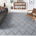 thumbnail image 2 of SAFAVIEH Metro Sloane Diamond Area Rug, Gray/Charcoal, 8' x 10', 2 of 8