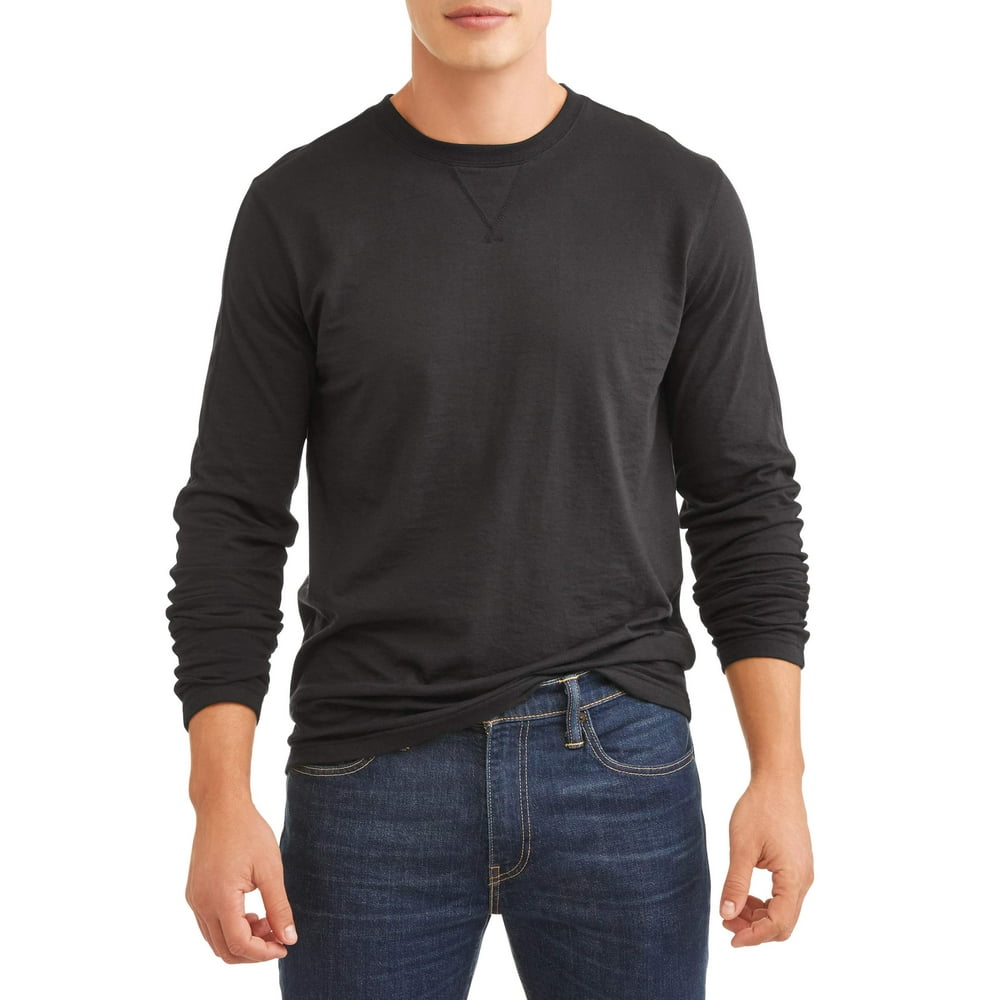 Lee Lee Men's Long Sleeve Super Soft Crew Neck, Available