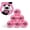 Pink, variant on The Little Dog's Balls, Dog Tennis Balls, 6-Pack Yellow, 1.9 inches Diameter, Dog Toy, Strong Dog & Puppy Ball for Training, Play, Exercise & Fetch