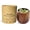 1 Pack Charred, variant on 11oz Charred Acacia Wooden Drinking Glass, 1 Pack | Engraved Birthday Gifts for Men Husband Father , Tumbler Fits Full 2.5" Ice Ball, 24H Leak-Proof Test