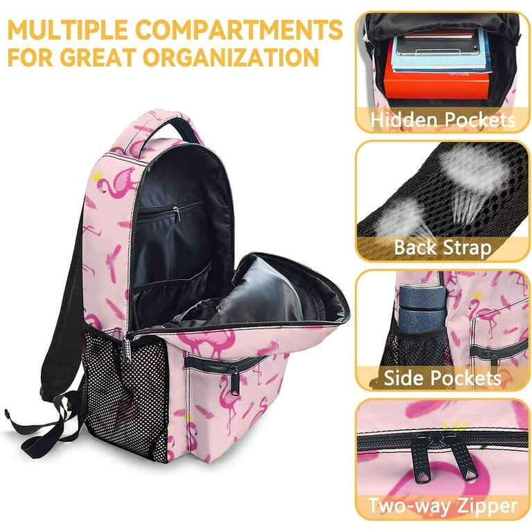 Flamingo backpack and lunchbox hotsell