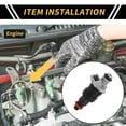thumbnail image 2 of Inyector de combustible para Dodge para Ram 1500 1996-1999 Boquilla de inyección de combustible No.53030778 1 agujeros negro, 2 of 6