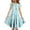 Sky Blue, variant on WOYY Girls Floral Tiered Flutter Sleeves Dress Summer Casual Mid Dress, Sizes 6-15