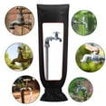 thumbnail image 6 of Outdoor Faucet Covers for Winter, 7.8 x 19.7in Hose Bib Covers for Winter, Sprinkler Freeze Protector Reusable Thicker Waterproof Insulated Spigot Cover, Yard Antifreeze Long Water Socks, Black, 6 of 7