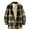 Navy, variant on FAVIPT Mens Plaid Shirt Long Sleeve Button Down Lapel Collar Coat Casual Loose Jacket with Pockets Fall and Winter 2025 Blue,XL