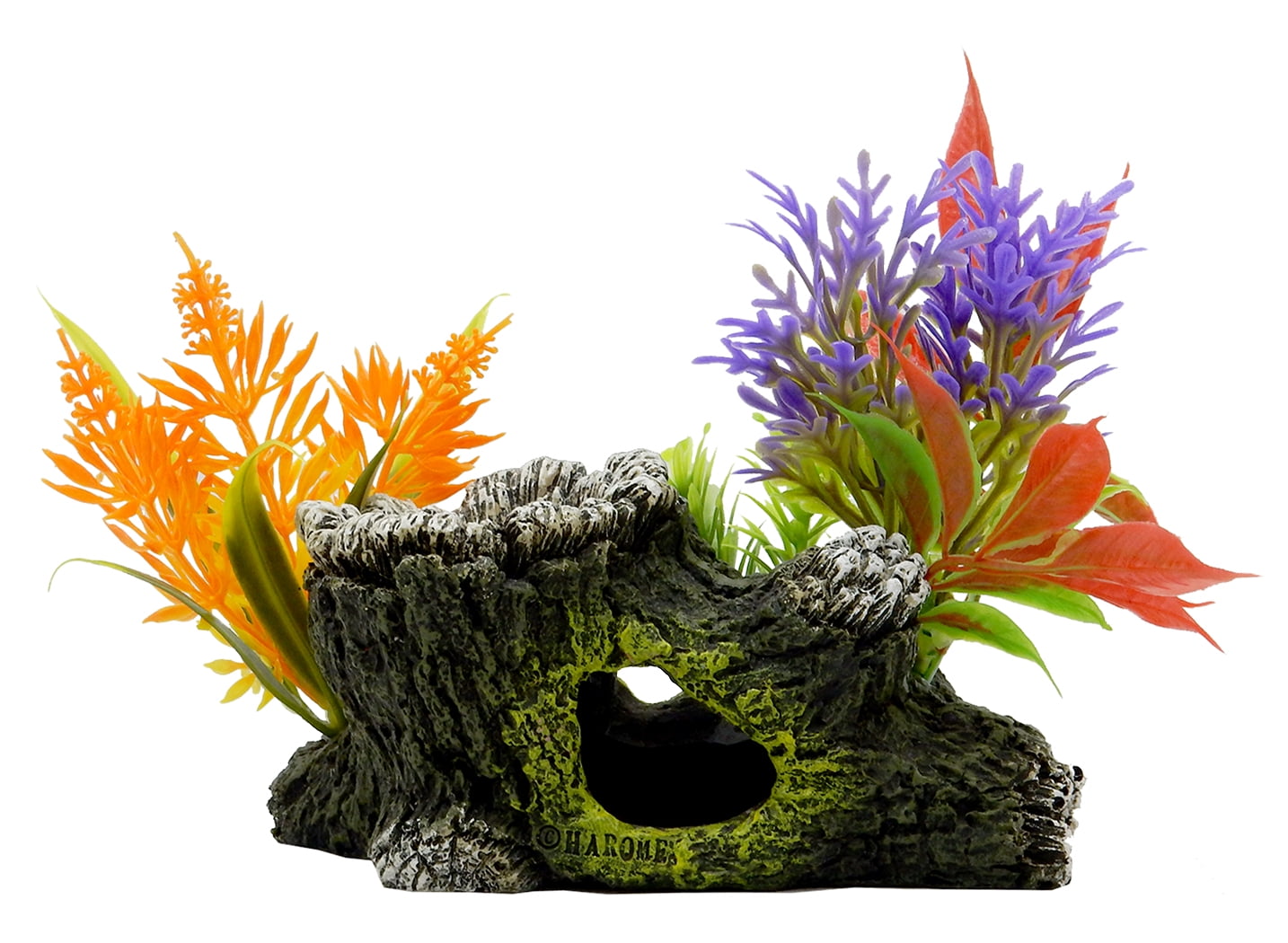 Aqua Culture Medium Wood-Look Aquarium Ornament, Multicolor