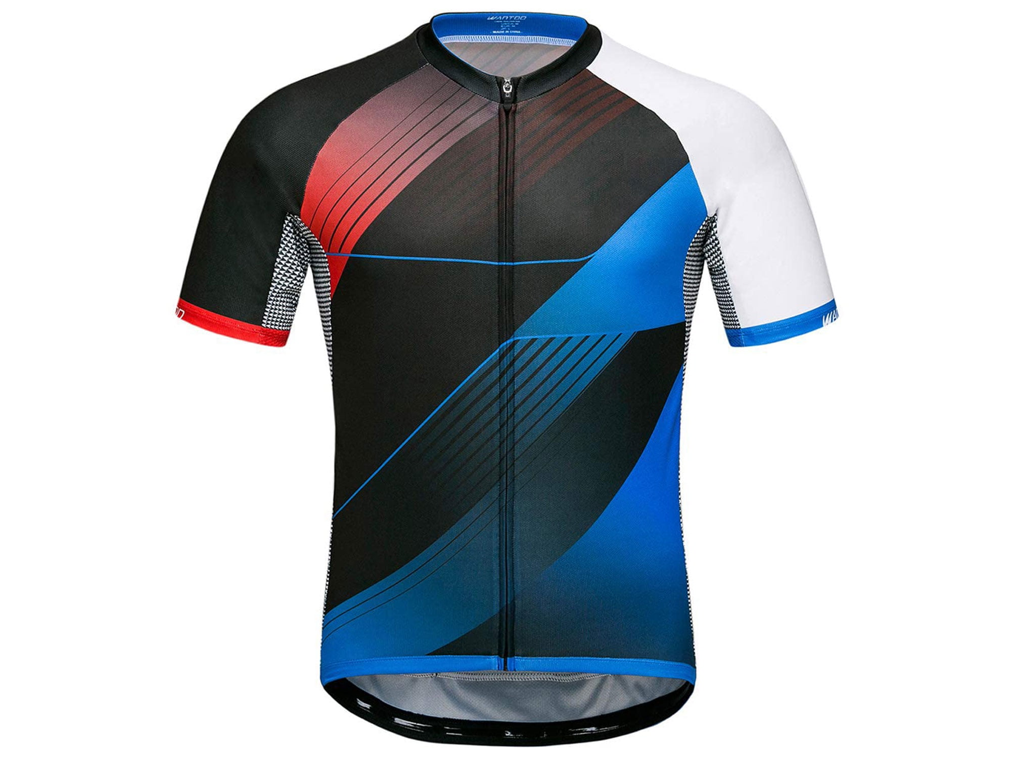 Wantdo Mens Long Sleeve Cycling Jerseys Breathable Quick Dry Bike Shirts 