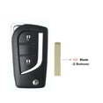 thumbnail image 6 of YIQIXIN Remote Car Key Shell Case For Toyota Levin Prado Camry Reiz Highlander Corolla RAV4 Kluger Cruiser Key Housing VA2 TOY43, 6 of 7
