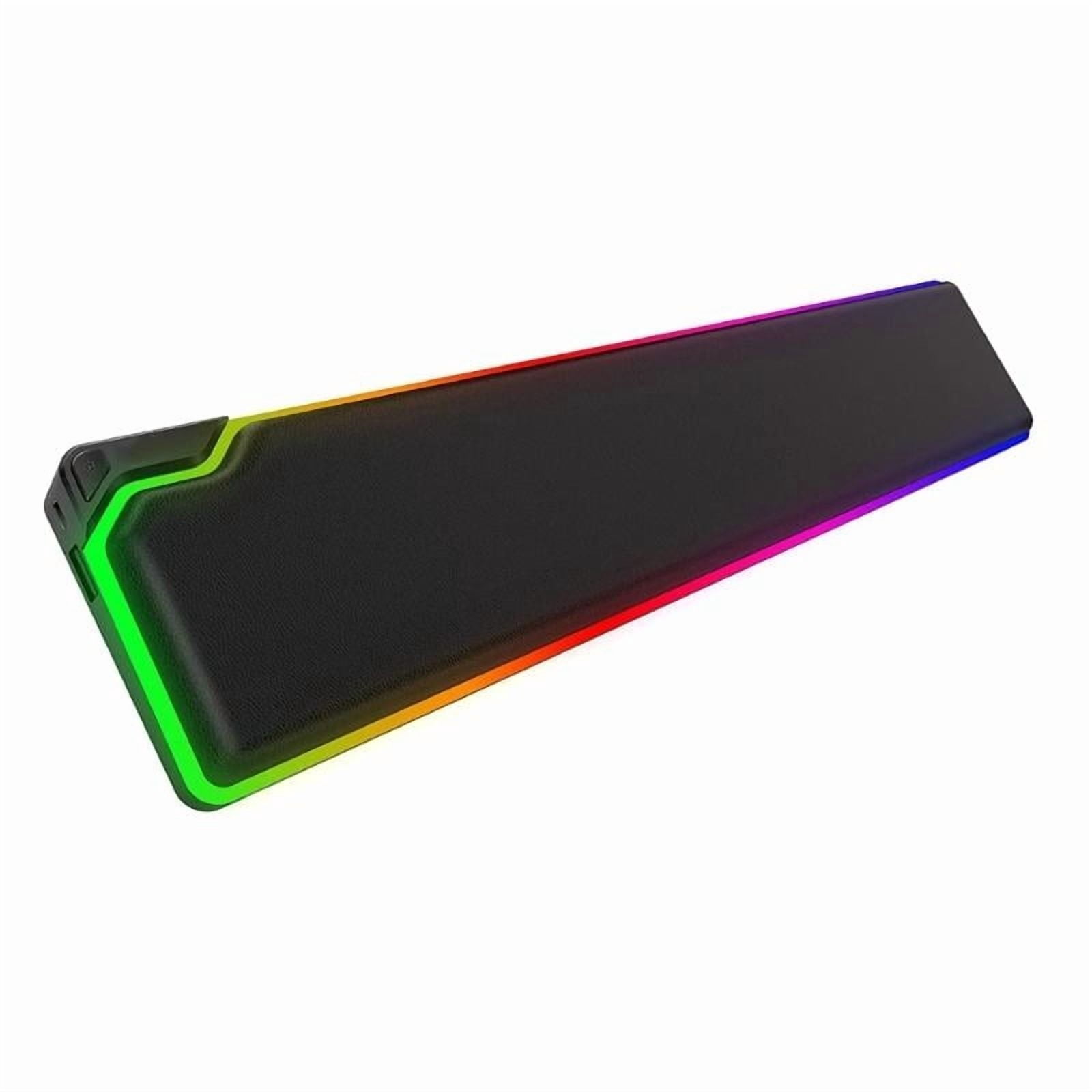 Keyboard RGB Wrist Rest Ergonomic Soft Memory Supported Wrist Rest Pad Relieves Hand Pain for Gaming Office