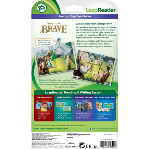 LeapFrog LeapReader TAG Book Disney-Pixar Brave 