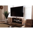 thumbnail image 6 of Baxton Studio Iver Modern and Contemporary Rustic Oak Finished 1-Door Wood TV Stand, 6 of 8