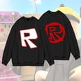 thumbnail image 2 of ROBLOX Chandail à Capuchon Monde Virtuel Jeu de Dessin Animé Manches Longues Col Rond Chandail Décontracté Chandail à Capuchon Étudiant Plus Polaire-Week, 2 of 4