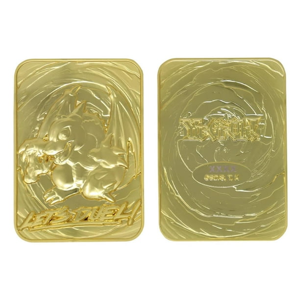 Yu-Gi-Oh! de colección Baby Dragon, edición limitada, chapado en oro de 24 quilates.