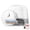White-Qrevo Curv2Flow, variant on Roborock Qrevo CurvX Robot Vacuum and Mop, 22,000Pa Suction, 3.14’’ Ultra Slim, Zero-Tangling Design, Reactive AI Obstacle Recognition, AdaptiLift Chassis, Auto Hot Water Mop Washing & Drying