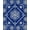 Blue, Pattern 6, variant on ODIKA 4'x6' Machine Washable Non-Slip Area Rug, Festive Peppermint Whirlwind Swirl Holiday Accent High Traffic Rug, Red, 623447