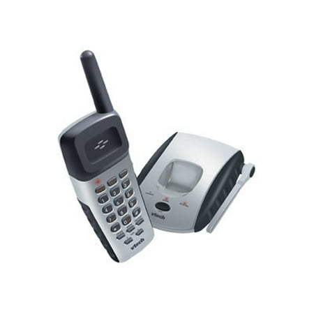 VTech VT 92-9110 - Cordless phone - 900 MHz - single-line operation - black, silver