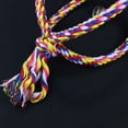 thumbnail image 4 of Bird Perches Parrot Cotton Rope Bungee Bird Toy with Bell Spherical Swing Perch Toy with Double Rainbow Ring, 4 of 9