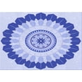thumbnail image 1 of Ahgly Company Indoor Rectangle Patterned Heavenly Blue Area Rugs, 3' x 5', 1 of 6