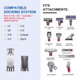 thumbnail image 3 of Soporte para accesorios LANMU compatible con Dyson V15 V12 V11 V10 V8 V7, 3 of 7