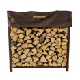 thumbnail image 1 of Woodhaven Marron 5 Pieds 1/4 Cordon Plus - Support de Rangement pour Bois de Chauffage Intérieur Extérieur Robuste et Housse d'Assaisonnement Optionnelle - Support de Bois de Chauffage en Métal - Fabriqué aux États-Unis (Housse), 1 of 4