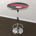 thumbnail image 3 of Atlanta Hawks Hardwood Classics Bar Table with Adjustable Footrest and Acrylic Top, 3 of 5