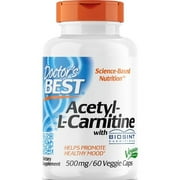 Doctor's Best Acetyl-L-Carnitine with Biosint 500 mg 60 Veg Caps