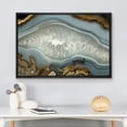 thumbnail image 3 of wall26 - Abstract Agate Slice Pattern Gallery - Framed Canvas Art Wall Art - 16"x24" Black, 3 of 5