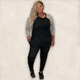 thumbnail image 2 of Plus Size Leopard Long Sleeve T-Shirt, 2 of 3