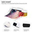 thumbnail image 3 of Rocae Watercolor White Horse for Sport Sun Visor Hats Adjustable Empty Top Baseball Cap Cotton Ball Caps for Women and Men, 3 of 7