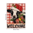 thumbnail image 3 of Xlokein Merry Christmas House Flag, 28 x 40 Inch Winter Decorative, Double Sided Flag, Holiday Banners for Winter Christmas Farm House Yard Decoration, 3 of 6