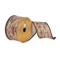 thumbnail image 1 of Vickerman Q180356 2.5 in. x 10 Yards Natural Wood Holiday Writing Ribbon, 1 of 1