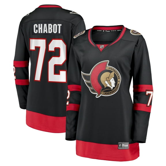 Women's Fanatics Thomas Chabot Black Ottawa Senators Home Breakaway Jersey