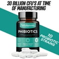 thumbnail image 2 of High Potency Probiotics 10 Strains 30 Billion CFUs PhiNaturals – 2 Pack - [30 Vegan Capsules] for Women and Men Digestive Gut Health - Lactobacillus Acidophilus Salivarius Rhamnosus Bifidobacterium, 2 of 9