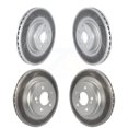 thumbnail image 1 of Genius Front Rear Coated Disc Brake Rotors Kit for Car Mercedes-Benz E550 with 300mm Diameter Rotor KG-101585, 1 of 9