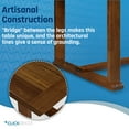 thumbnail image 3 of ClickDecor Vaughn Dining Table Brown, 3 of 9