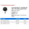 thumbnail image 2 of Front Engine Mount - Compatible with 2006 - 2011 Buick Lucerne 4.6L V8 2007 2008 2009 2010, 2 of 2