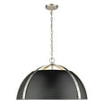 thumbnail image 6 of Golden Lighting Aldrich 5-light Chandelier in Aged Brass, 6 of 23