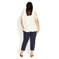 thumbnail image 2 of Avenue Women's Plus Size Elora Burnout Top, 2 of 2