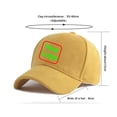 thumbnail image 3 of Gorra de béisbol personalizada para hombre y mujer, gorro con logotipo del equipo, bordado con su nombre, Snapback, de gamuza, estilo Hip Hop, regalo novedoso, 3 of 4