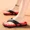 Red, variant on Massage Flip Flops for Men Summer Breathable Beach Shoes Sandals 46 Men Luxury Flip Flops Breathable Plus Big Size Men Slippers