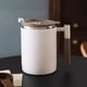 thumbnail image 4 of Taza de café de acero inoxidable de 450 ml, térmica de viaje con doble pared y tapa y asa | Vaso reutilizable para bebidas frías y calientes, ideal para la oficina, el hogar, el camping, el desayuno, 4 of 5