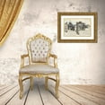 thumbnail image 3 of Bolokofsky, Ronald 18x13 Gold Ornate Wood Framed with Double Matting Museum Art Print Titled - Italian Ruins Architectural Sketch, 3 of 4