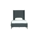thumbnail image 4 of Manhattan Comfort Promenade Twin-Size Bed from Solid Wood in Gray, 4 of 7